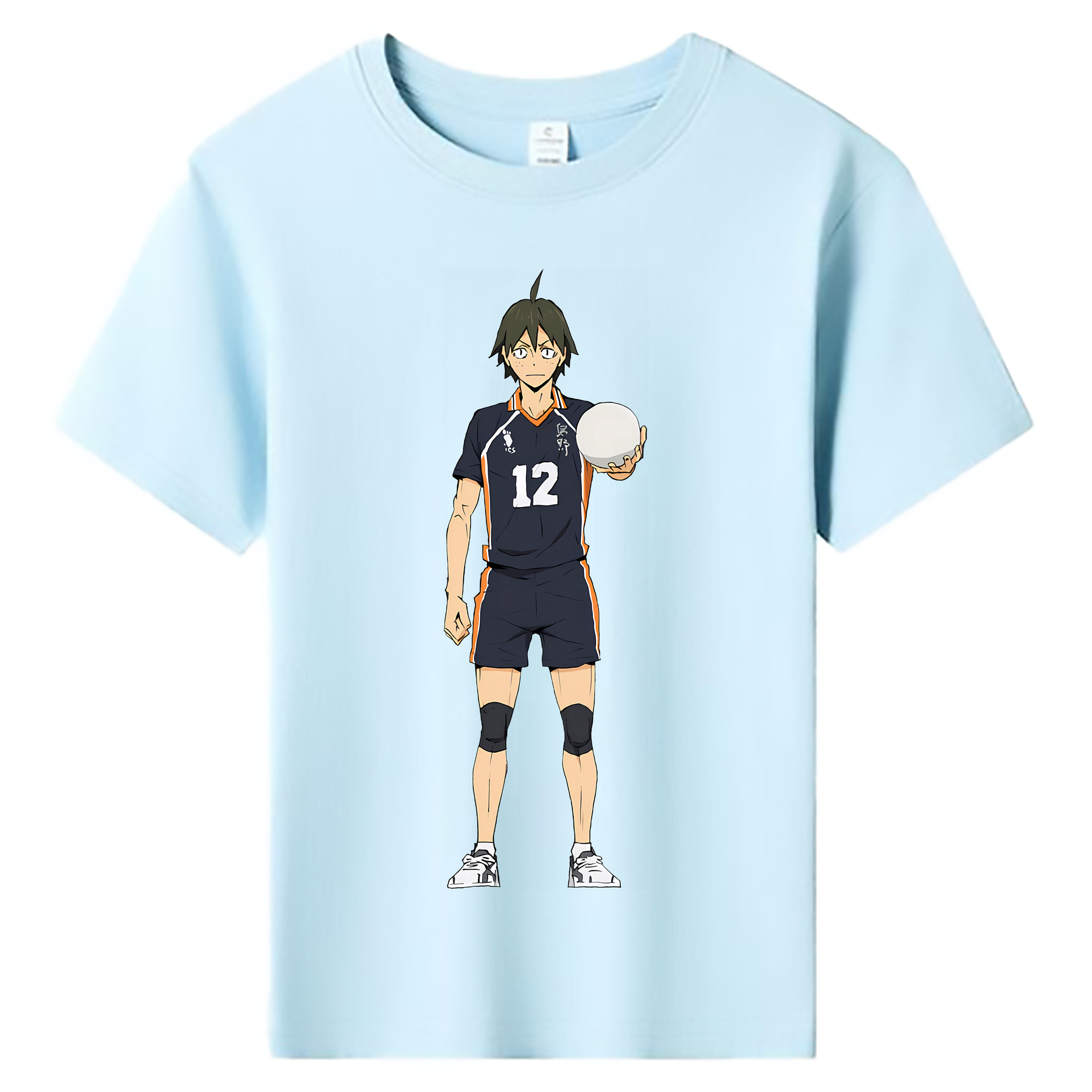 （画像用） ハイキュー!! Haikyu!! 綿100％キッズTシャツ（フロントプリント）